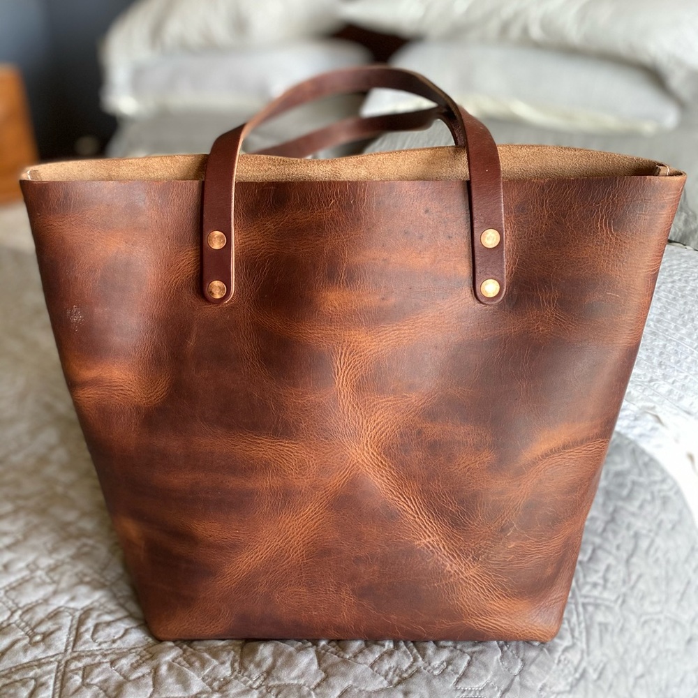 KMM s&d English Tan tote